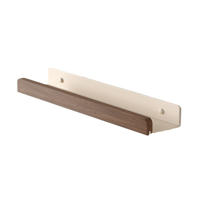 Walnut bathroom shelf cream white bathroom toilet washbasin toilet toilet punching-free storage rack