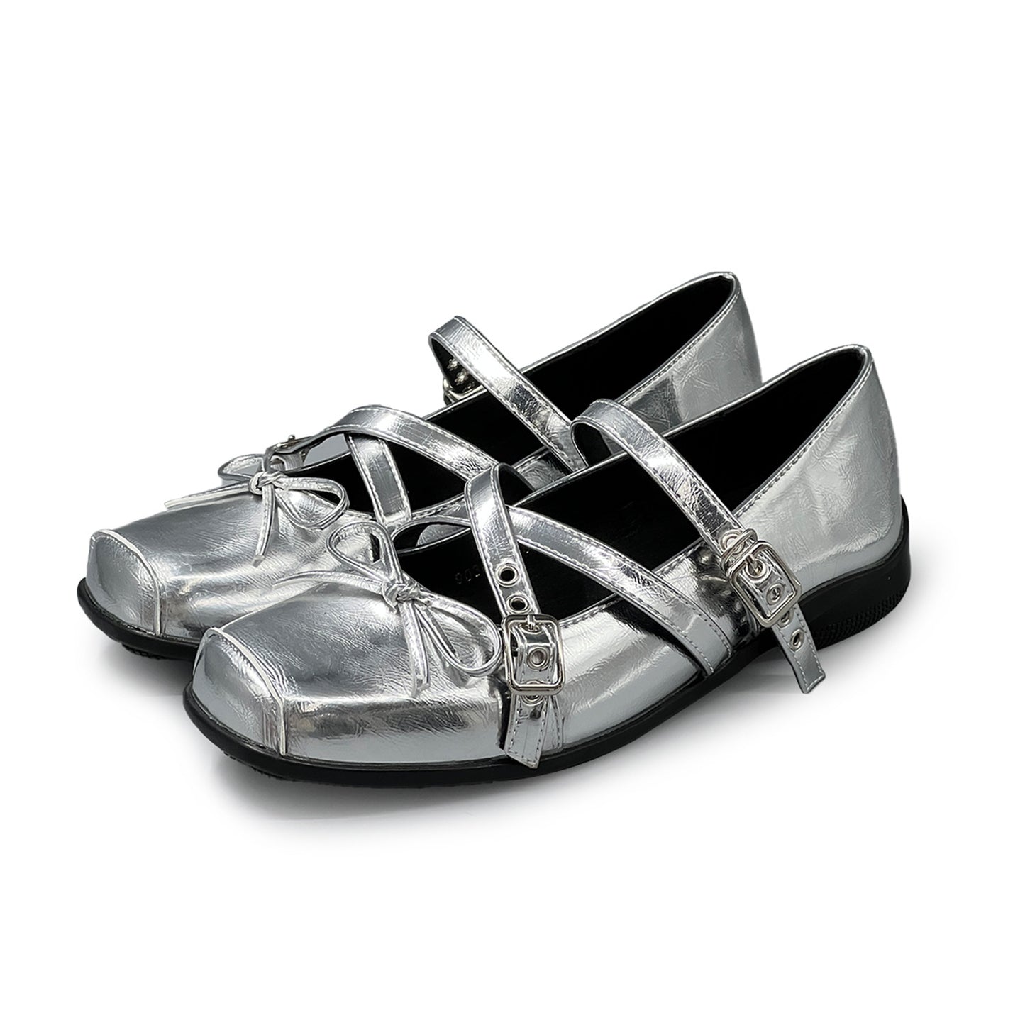 Sheepskin version of square-toed ballet shoes, soft-soled Mary Jane shoes, women's shoes, 2025 summer new pumps