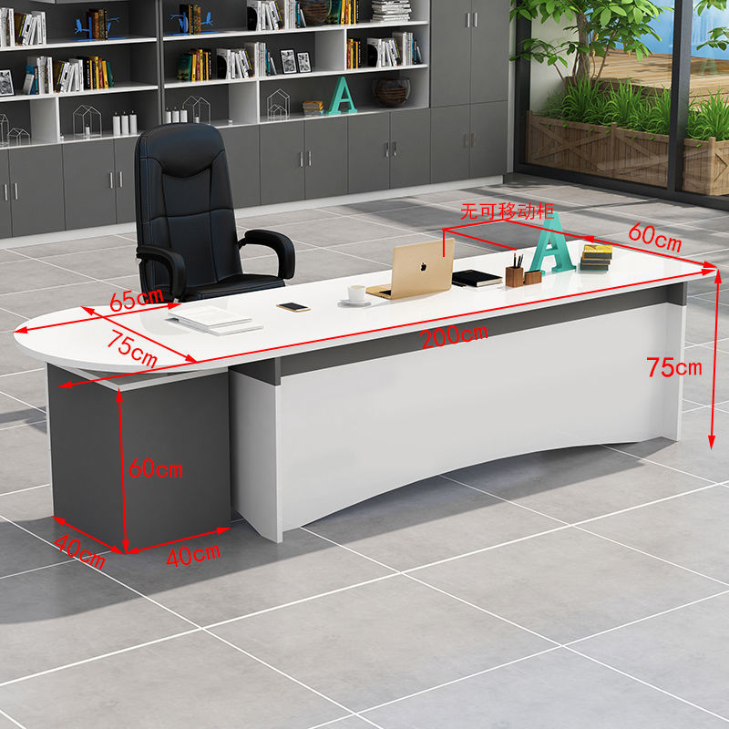 Boss desk chair combination manager supervisor simple modern office furniture executive desk executive desk computer desk