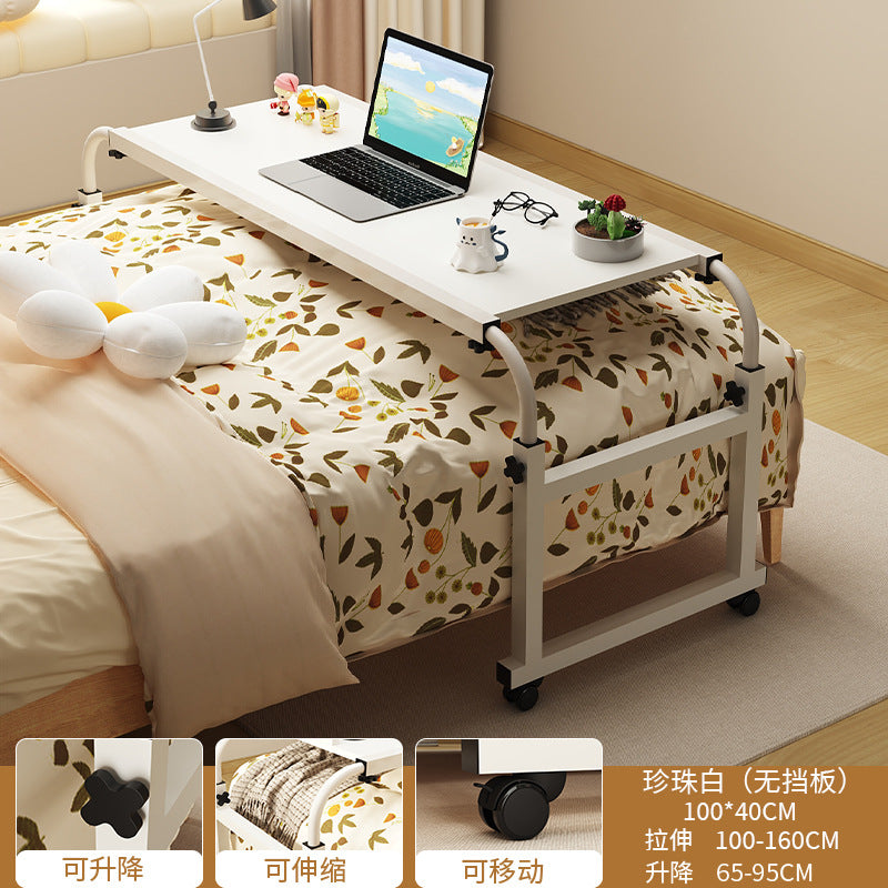 Trendy Cross Bed Table, Home Bed Table, Movable Desk, Computer Desk, Bedroom Bedside Small Table, Lazy Lifting Bed