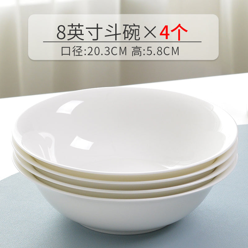 White noodle bowl