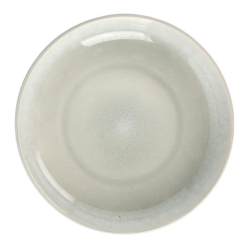kiln shallow bowl japanese ceramic large bowl minimalist style tableware wholesale bowl household bowl round bowl large dish plate salad bowl