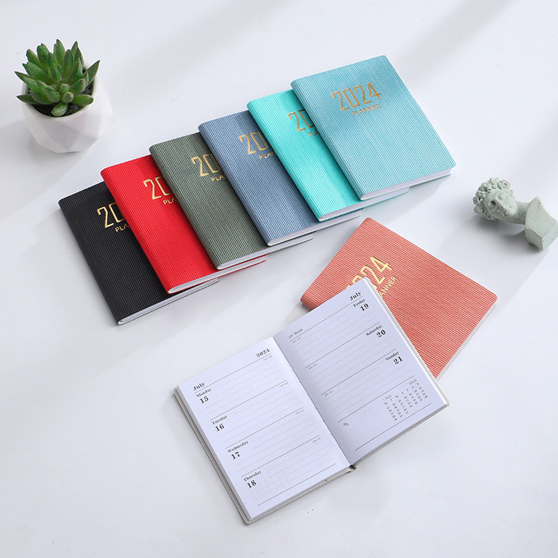 Spot 2024 English Schedule 2025 A7 Daily Planner Planner Amazon Cross Border Notebook