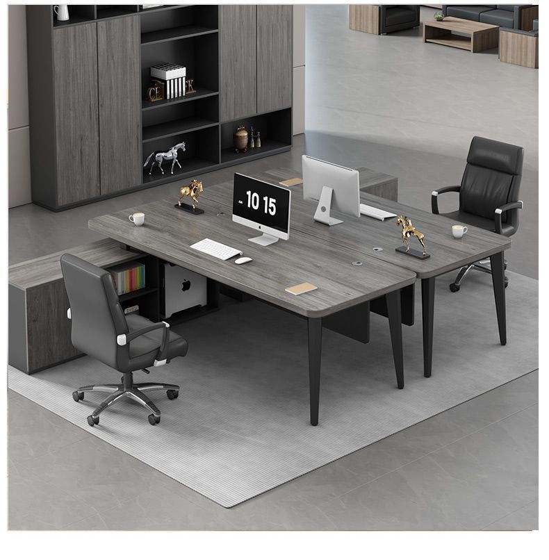Simple Modern President's Desk, Executive Desk, Boss's Desk, Manager's Desk, Manager's Desk, Office Desk and Chair Combination, Executive Desk Office Furniture