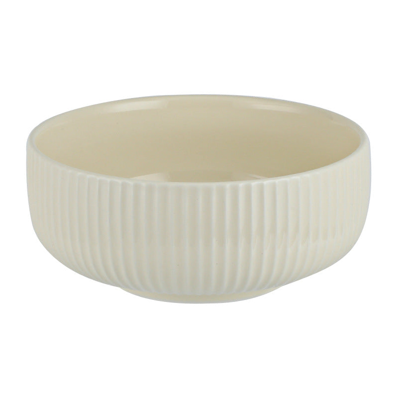 Creamy style ceramic crockery set bowl household 2023 new luxury tableware high-value bowls, chopsticks, plates, bowls and plates