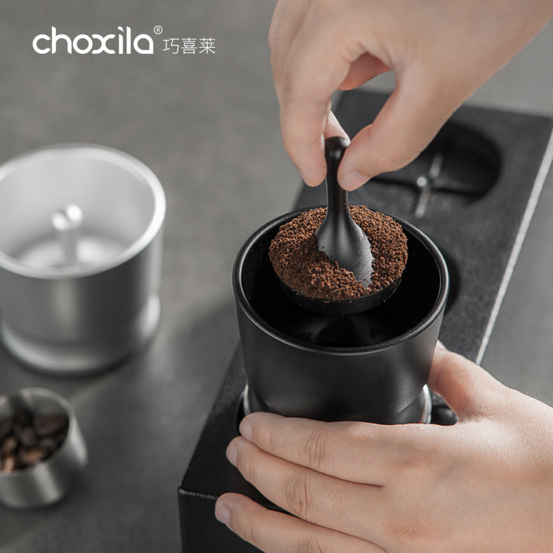 Powder cup EK43 grinder powder receiver coffee machine handle cloth powder cup anti-fly powder cup for 51 58mm