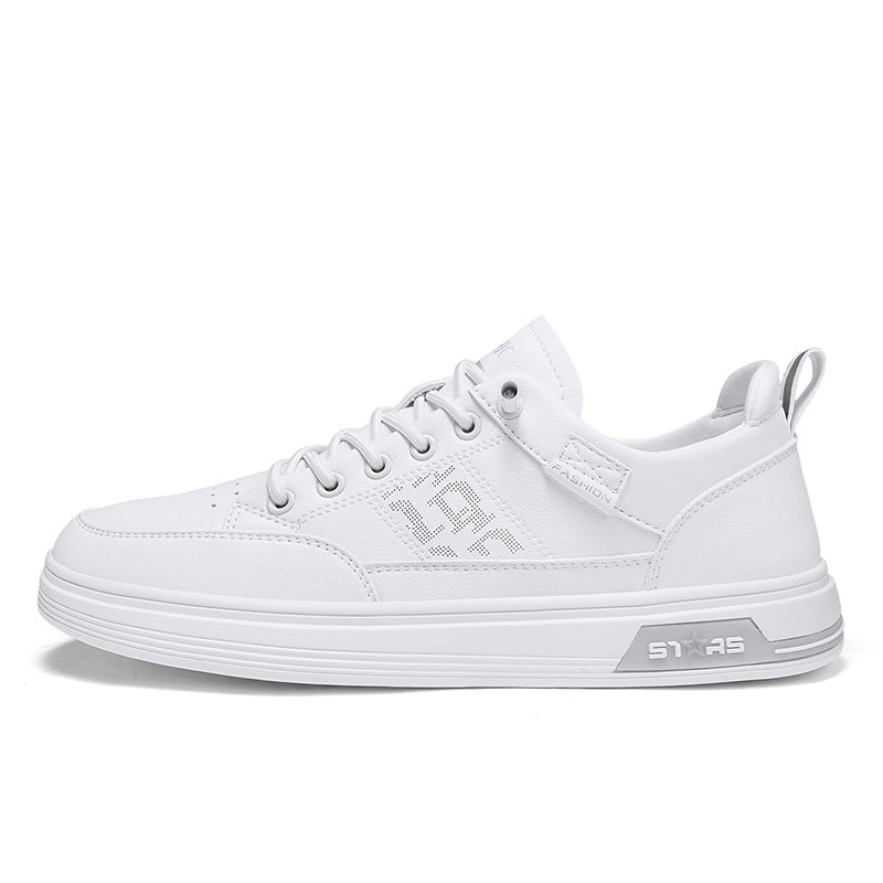 Men's shoes 2025 new spring breathable little white shoes Korean version of the trend and versatile one-foot slip-on athleisure soft-soled trendy shoes