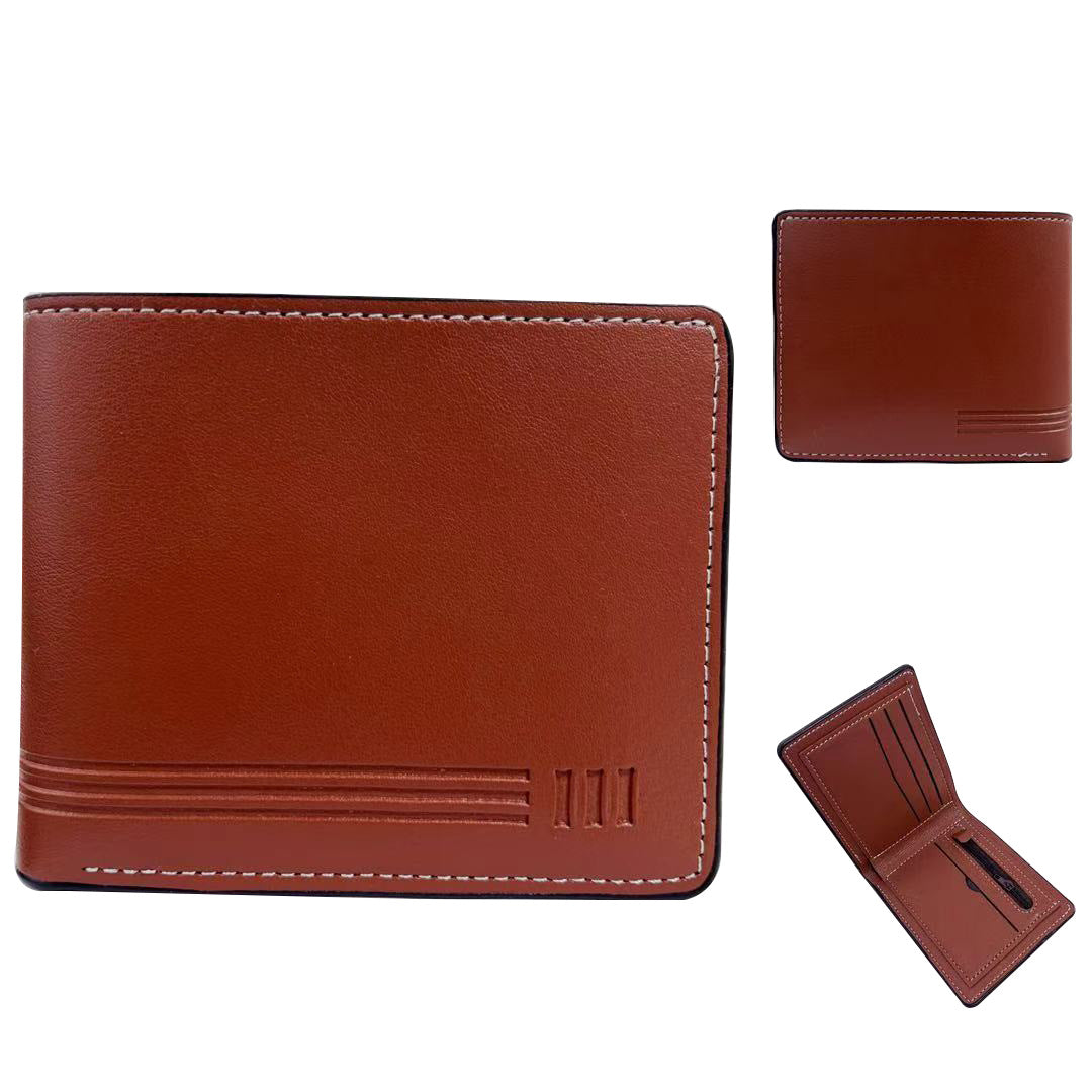 2025 cross-border new coin bag short multi-card men's wallet European and American business wallet simple men's wholesale