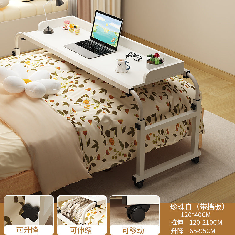 Trendy Cross Bed Table, Home Bed Table, Movable Desk, Computer Desk, Bedroom Bedside Small Table, Lazy Lifting Bed