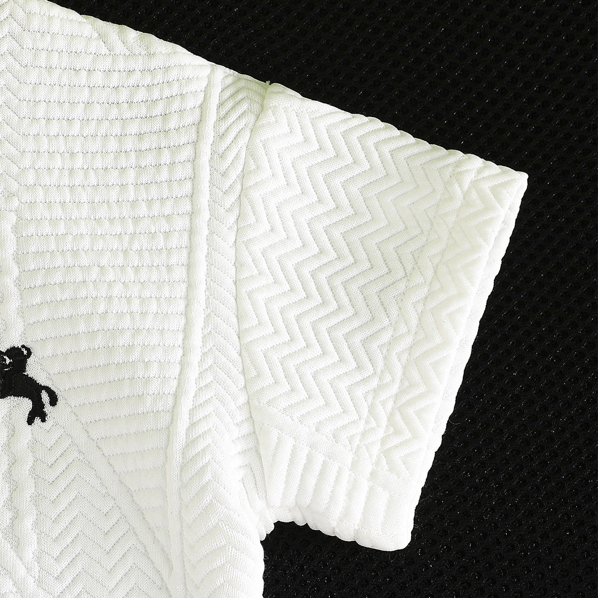 Cross-border 2025 baby boy simple and comfortable horse racing pattern embroidered T-shirt + shorts suit summer new sports style