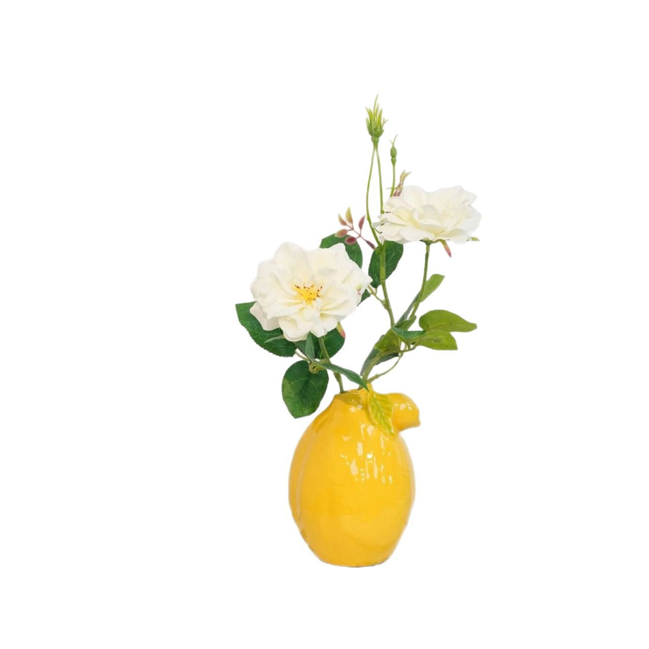 Ceramic vase lemon Nordic creative fresh flower arrangement home decoration table ornament simple high-end ins style
