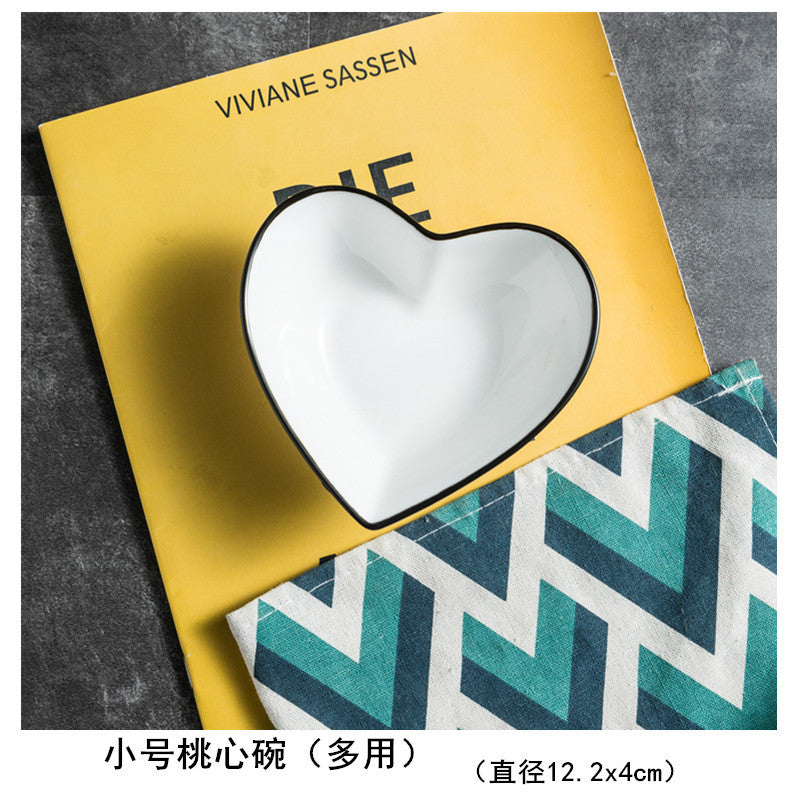 Western food plate steak Nordic tableware