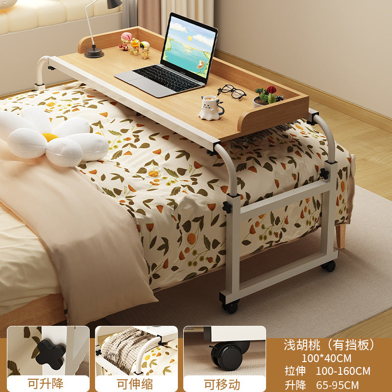Trendy Cross Bed Table, Home Bed Table, Movable Desk, Computer Desk, Bedroom Bedside Small Table, Lazy Lifting Bed