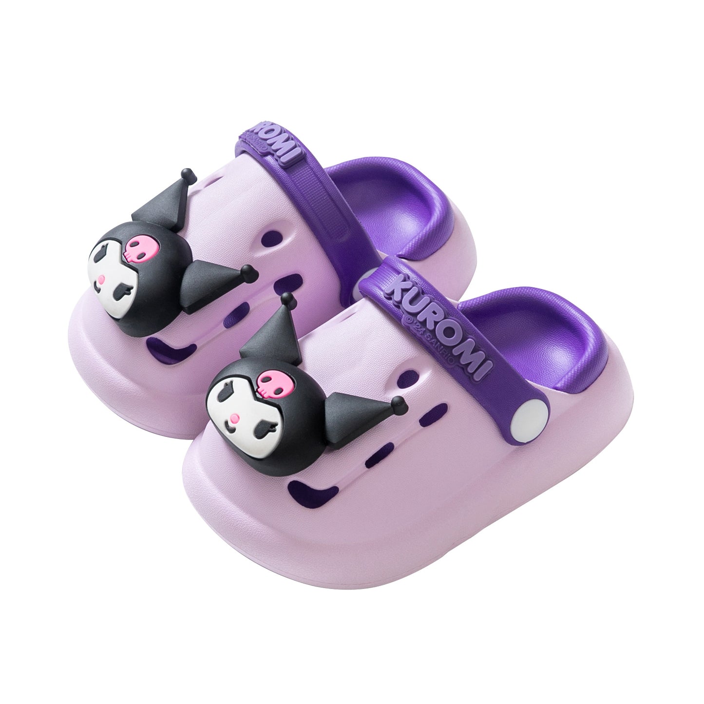 Sanrio Culomi Cartoon Kids Hole Shoes Girls Toe Slippers Anti Slip EVA Garden Shoes Sandals Wholesale