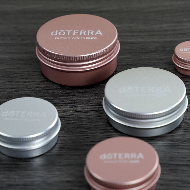 DIY doTERRA sub-packed aluminum box skin care product sub-packing box seal-proof travel carry sub-pack can engrave logo