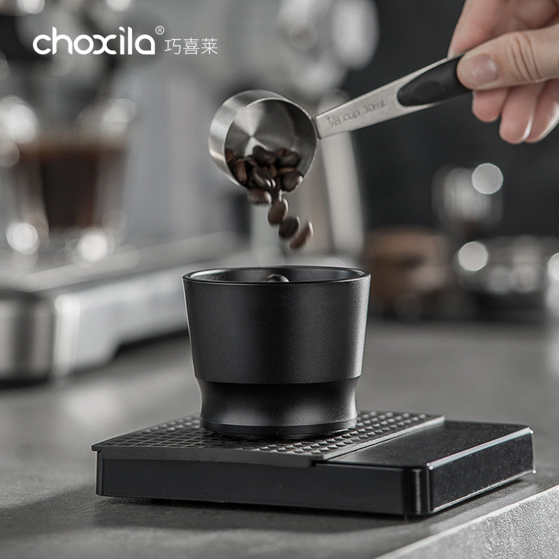 Powder cup EK43 grinder powder receiver coffee machine handle cloth powder cup anti-fly powder cup for 51 58mm
