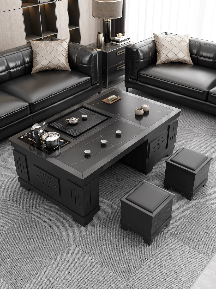 End table and chair tea set