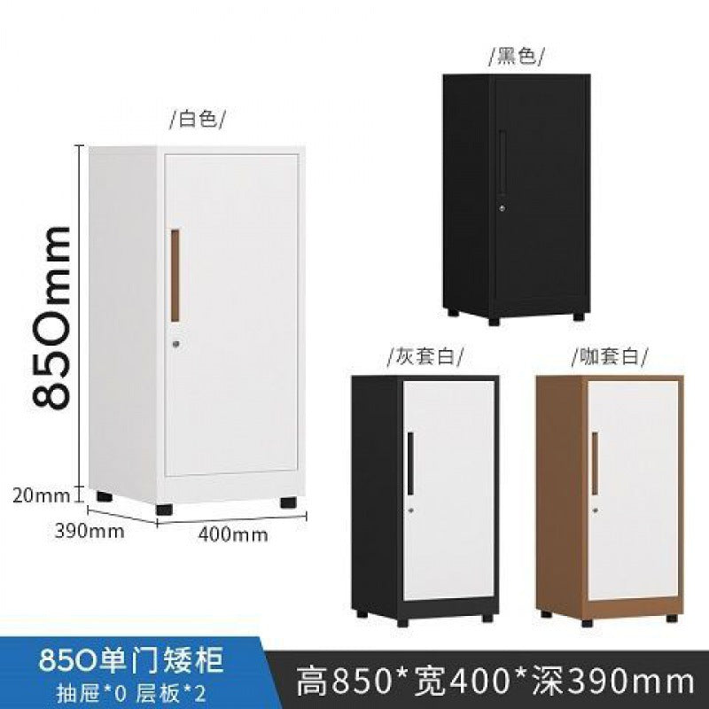 Office file cabinet, tin cabinet, low cabinet, storage cabinet, bedside table, small lock, movable cabinet, under table storage cabinet
