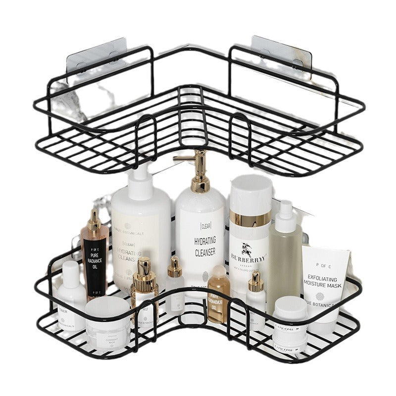 Kitchen, toilet, bathroom, non-perforated triangle shelf, wall-hung toilet, shower, vanity, storage supplies