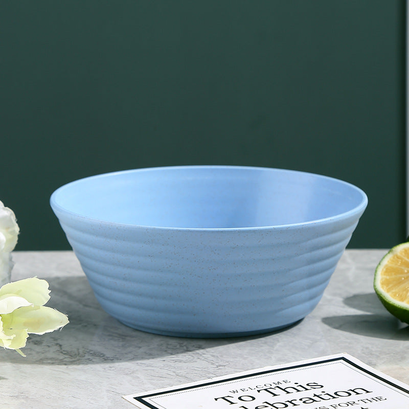 Simple ramen bowl plastic bowl large household instant noodle bowl spicy hot snail noodle special soup bowl anti-drop bowl wholesale