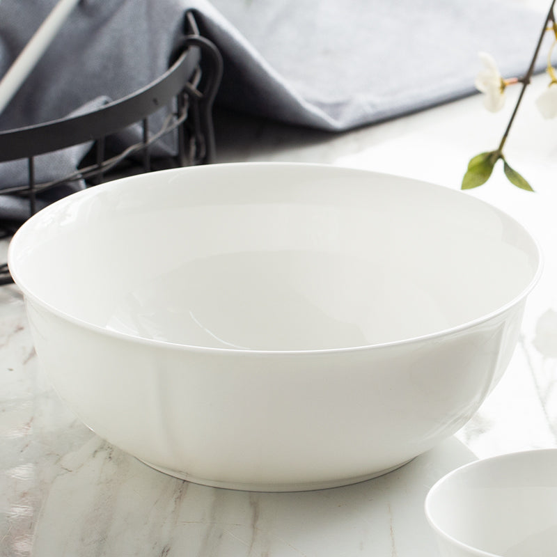 White noodle bowl