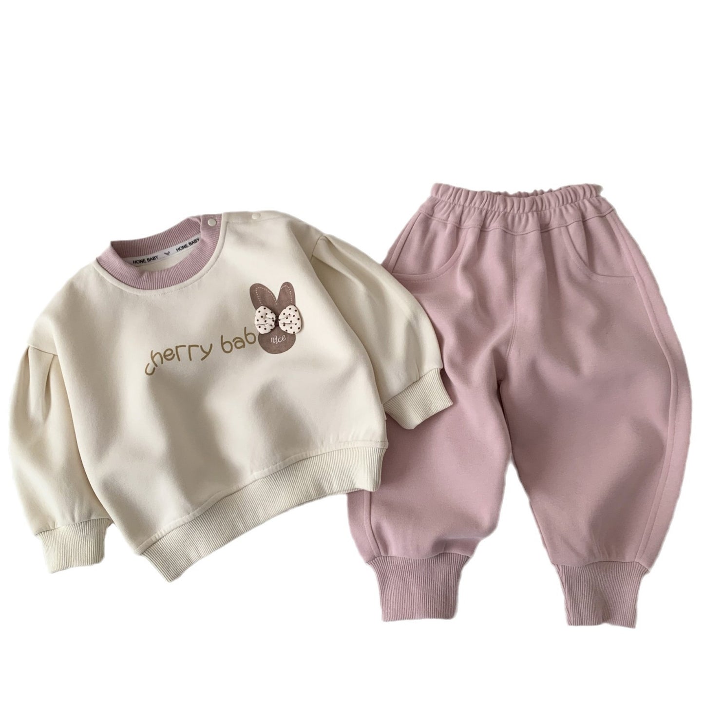 Baby outing clothes Korean baseball uniform set baby sweatshirt autumn clothes spring autumn girls children's children's clothes