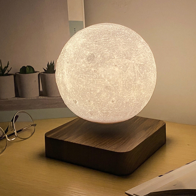 Moon maglev night light creative home furnishings high-end Internet celebrity birthday gifts Valentine's Day romantic gifts
