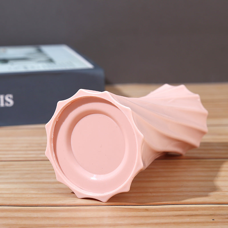 ins style plastic small vase creative home small vase decoration water sample flower arrangement dried flower arranger ornament ornament wholesale