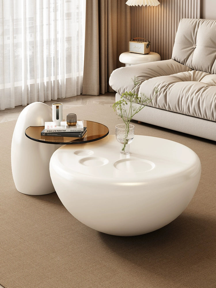 Round coffee table