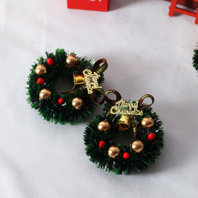 Dollhouse1:12Dollhouse Christmas Doorway Garland Mini Home Ornaments Rich Decorate Holiday Scenes