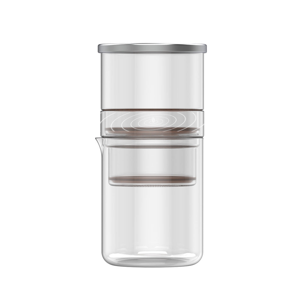 iCafilas Coffee Factory Gift Ice Drip Kettle Nordic Style Glass Drip Filter Cold Brew Coffee Maker Set