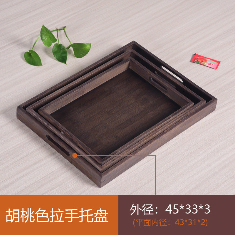 Bamboo and wood tray