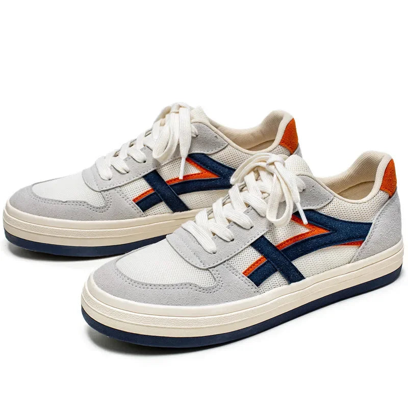 Men's Shoes 2024 New Summer Breathable Mesh Forrest Gump Flat Shoes Versatile Heightened Canvas Shoes Athleisure Trendy Shoes