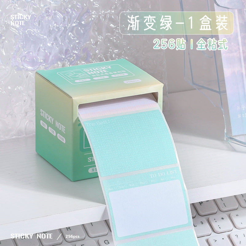 Pull-out post-it sticky notes for students with high value, special sticky notes for junior high school students, sticky notes sticky notes