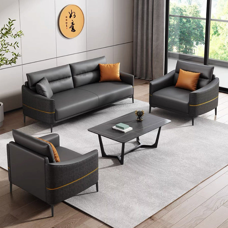 Office sofa simple, modern and fashionable, casual business, office, reception, lounge area, coffee table combination