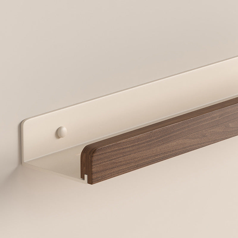 Walnut bathroom shelf cream white bathroom toilet washbasin toilet toilet punching-free storage rack