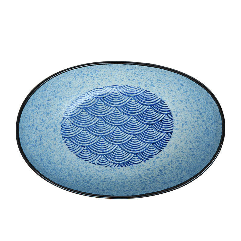 Japanese creative ingots bowl, ceramic dinner plate, Japanese food plate, sushi plate, multi-style dish display plate, manufacturers wholesale