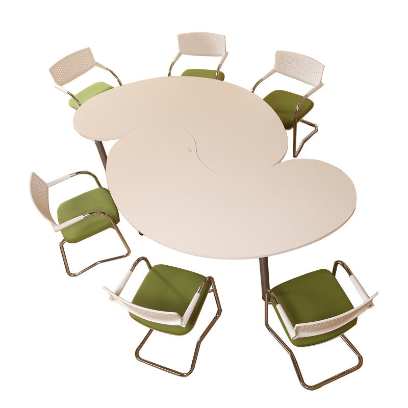 Library creative special-shaped small negotiation table, reception area, interview desk, Meeting table