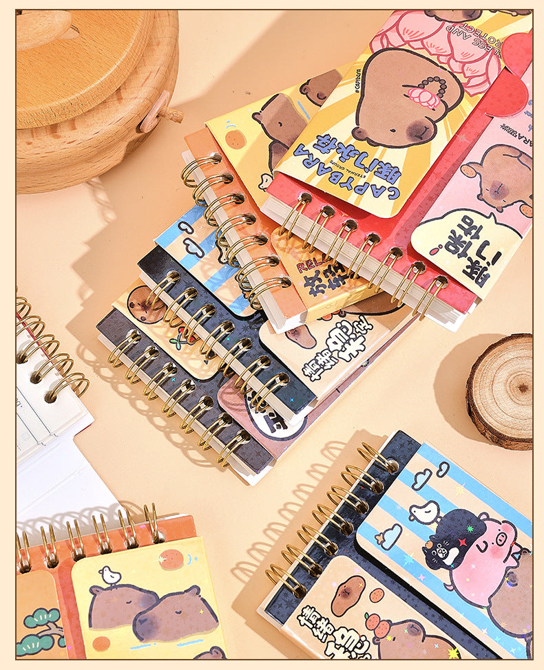 Capibala's high-value English word book can cover the memory book, pocket pocket, small coil notepad