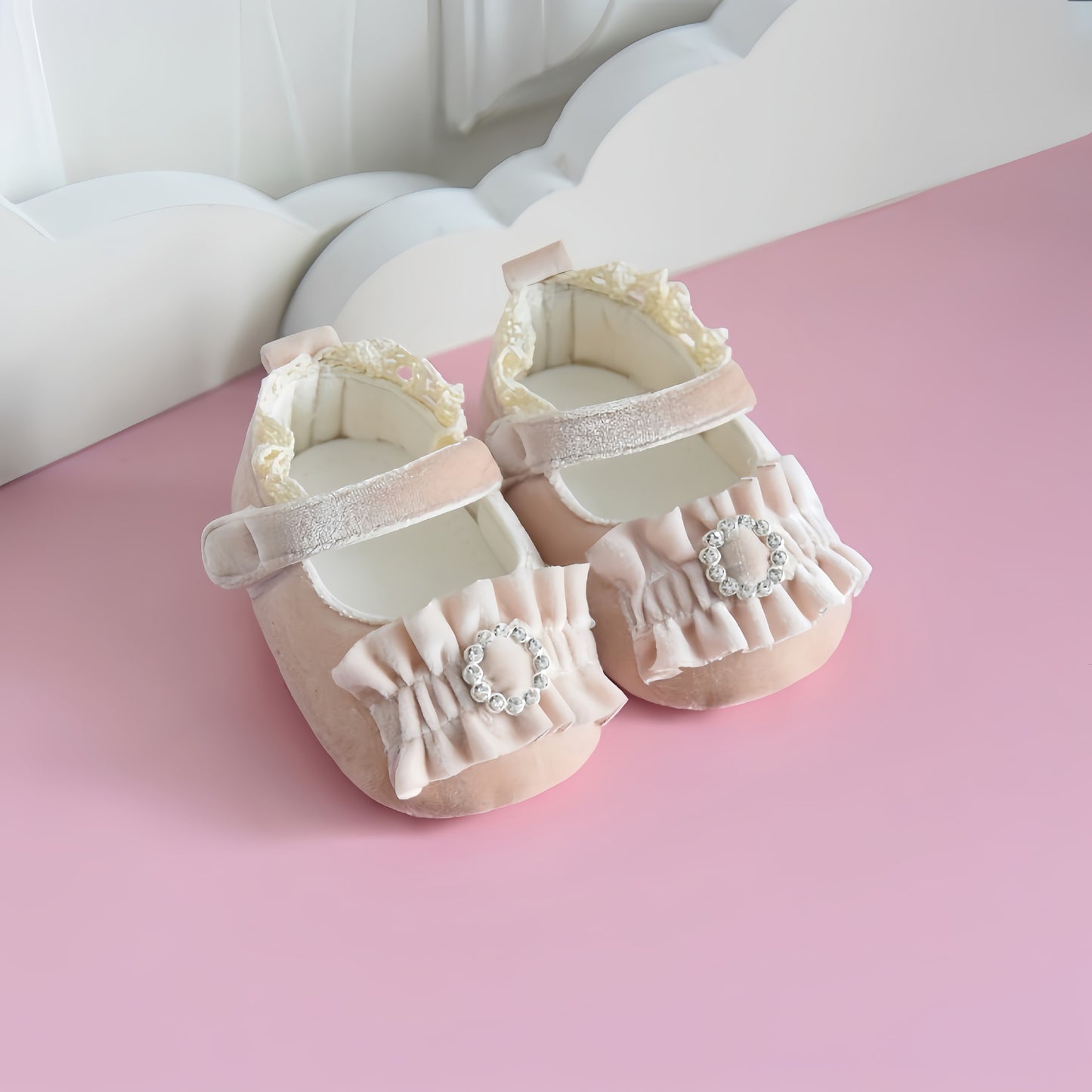 Baby shoes 2025 new baby girl princess single shoes soft sole non-slip toddler shoes spring and autumn Korean version one piece dropship