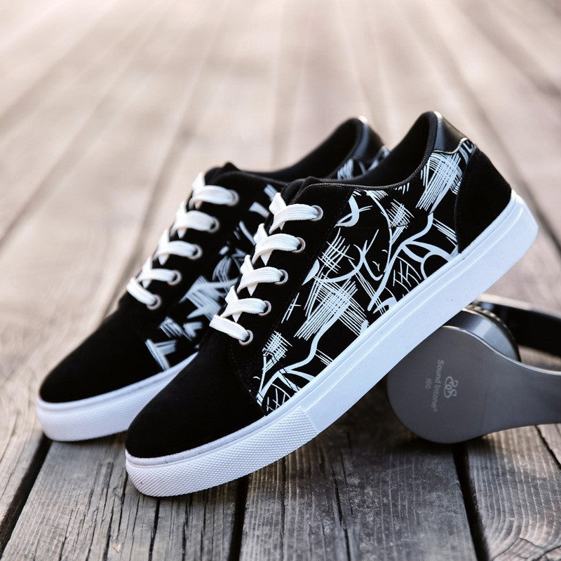Canvas Shoes Men's Spring Men's Shoes 2024 New Casual Shoes Men's Low-Top Sneakers Trendy Versatile Flat Shoes