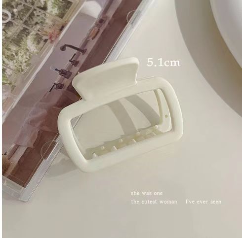 square small grab clip women's new hair grab back of the head pan hairpin half tie hairpin shark clip headpiece wholesale
