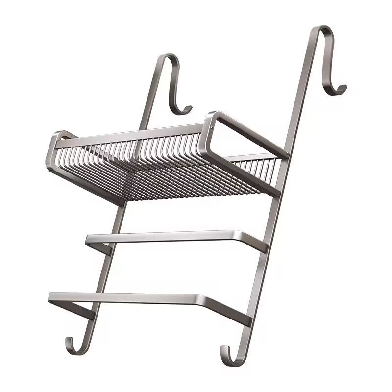 Towel rack toilet no punching bathroom shelf toilet shower room glass door hanger towel rod bath towel rack