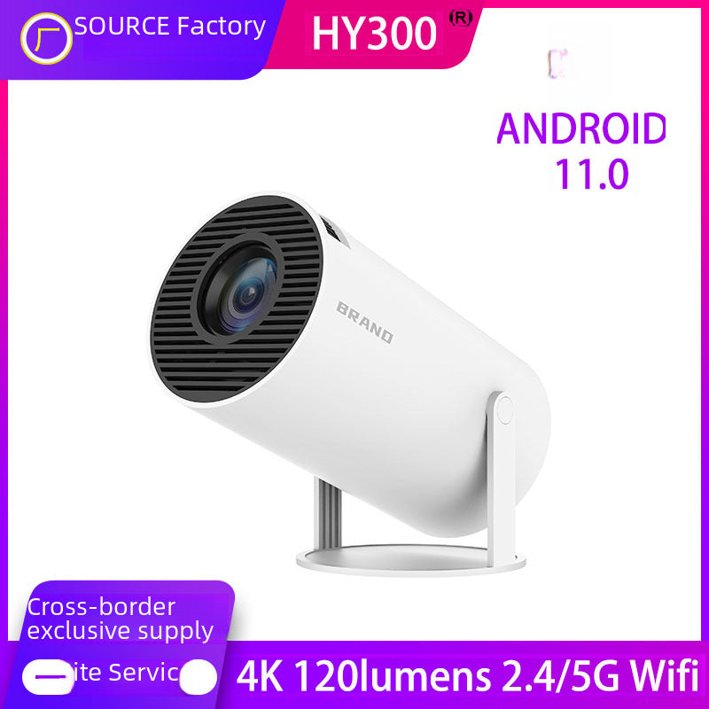 HY300 projector cross-border hot new home portable mini projector HD 720p