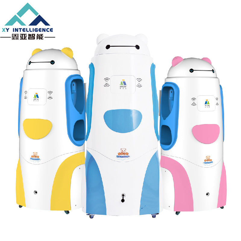 Commercial kindergarten fully automatic dual-channel intelligent morning inspection robot, health detection body temperature measurement robot