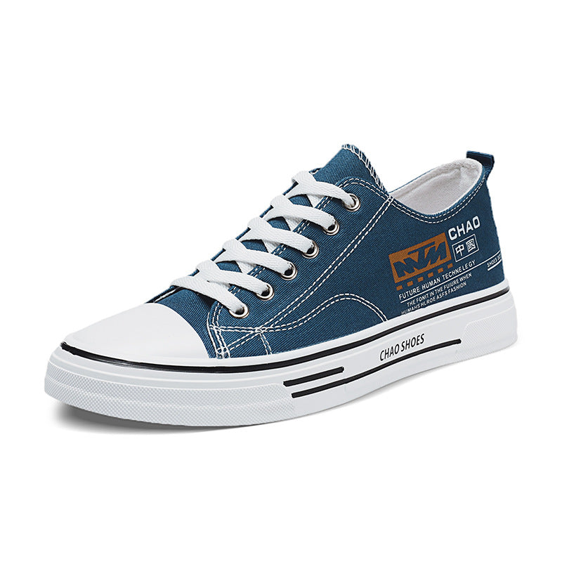 Canvas Men's Shoes New Summer Men's Breathable Casual Sports Flats Trendy Men's Student Versatile Shoes