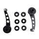 Car modification universal parts aluminum alloy window rocker handle, car window rocker handle, hand window rocker rocker