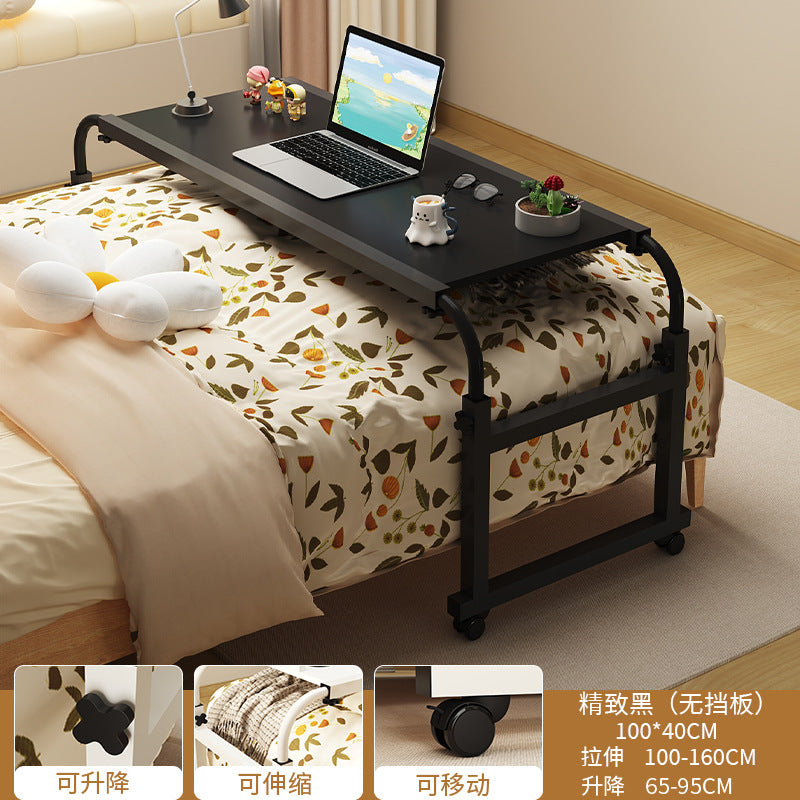 Trendy Cross Bed Table, Home Bed Table, Movable Desk, Computer Desk, Bedroom Bedside Small Table, Lazy Lifting Bed