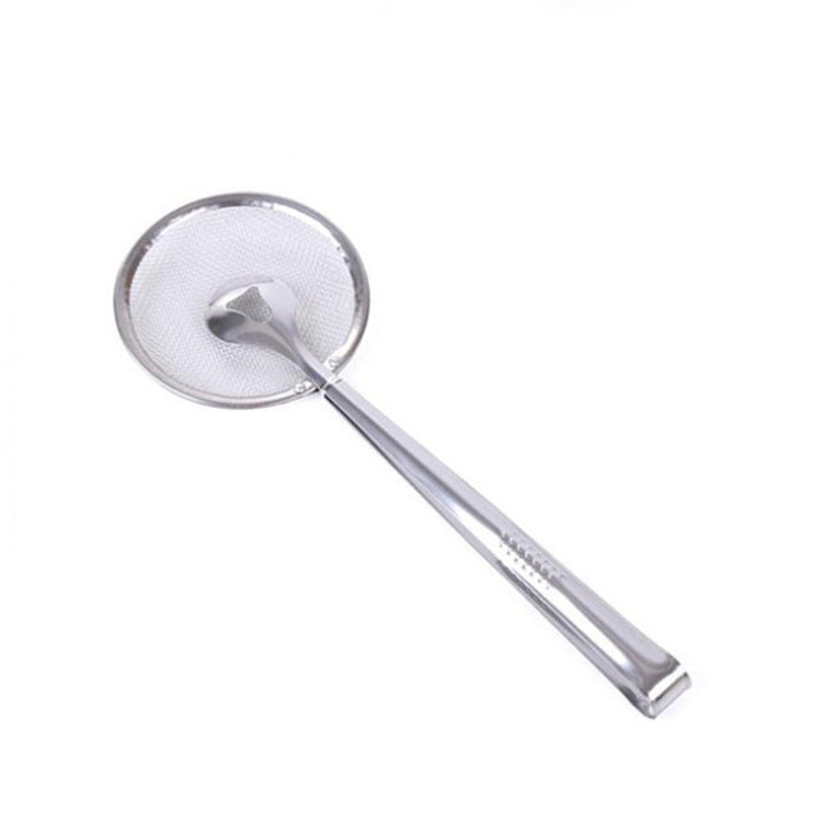 Kitchen tools: stainless steel colander oil scoop, fried food, oil scoop, tofu powder sieve, strainer, food oil clip