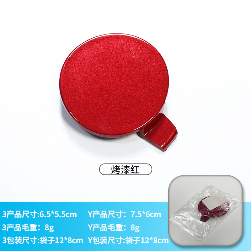 For Tesla 16-23 years MODEL3 Y car front tow hook cover accessories Tesla front bar tow cover